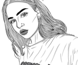 Girl Black and White Logo - 914 images about Black and White Draw Girl on We Heart It | See more ...