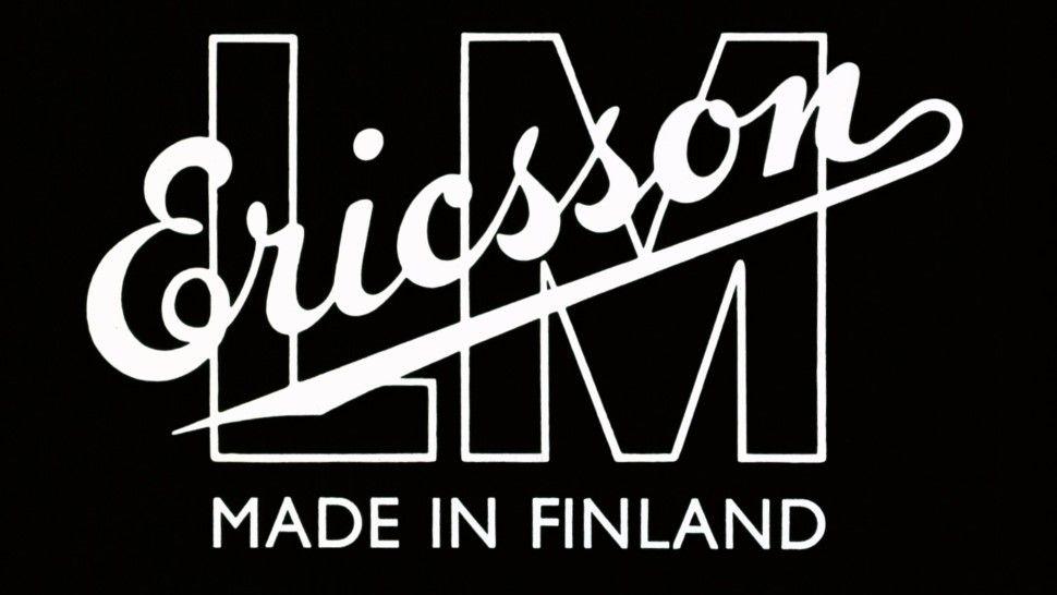 White Ericsson Logo - 1960