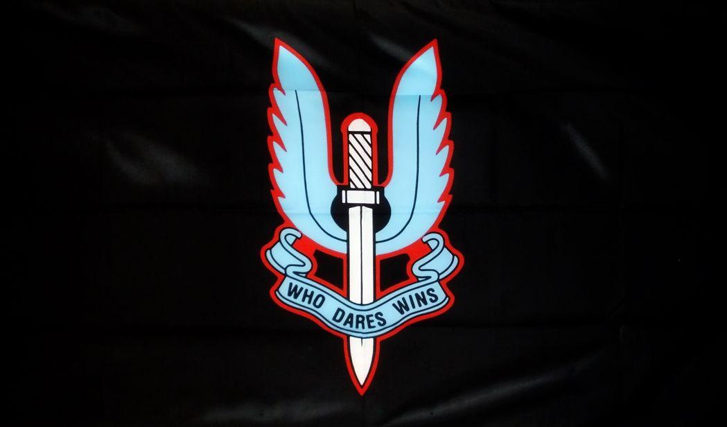 British SAS Logo - BRITISH S.A.S. SPECIAL AIR SERVICE - 5 X 3 FLAG