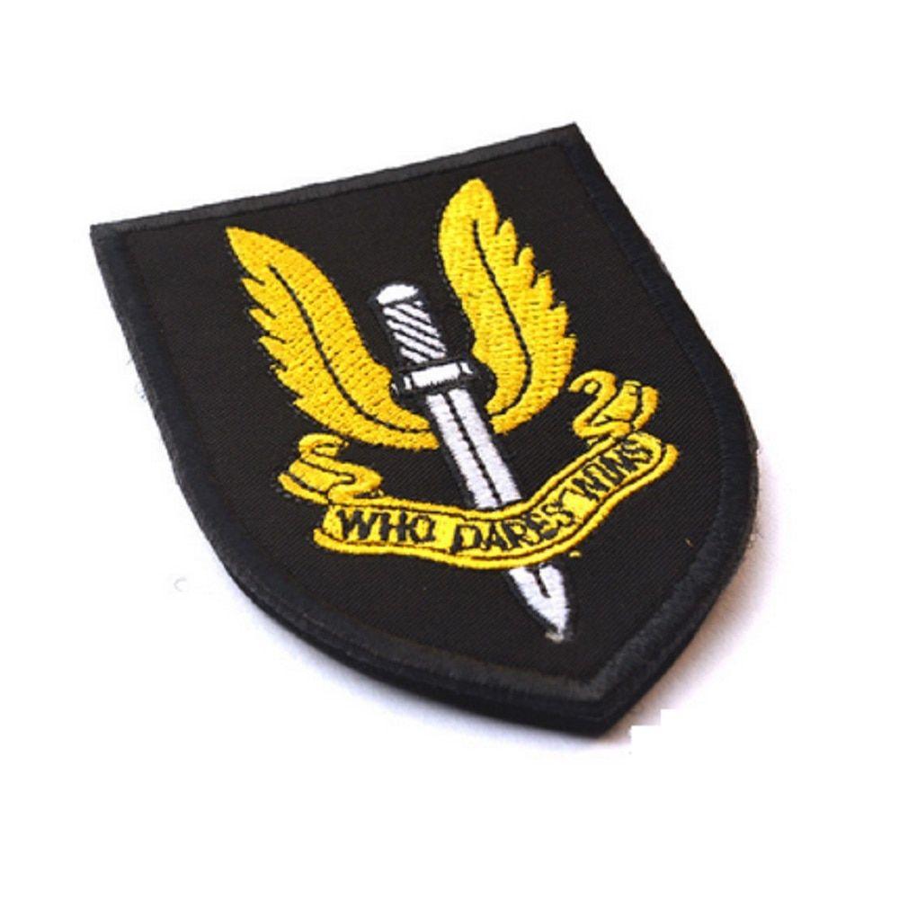British SAS Logo - British Special Forces SAS Patch Military Army Who Dares Wins BERET