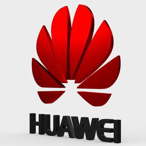 Huawei Logo - huawei logo 3D | CGTrader