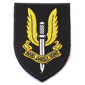 British SAS Logo - British Special Air Service SAS Embroidered Patch Who Dares Wins