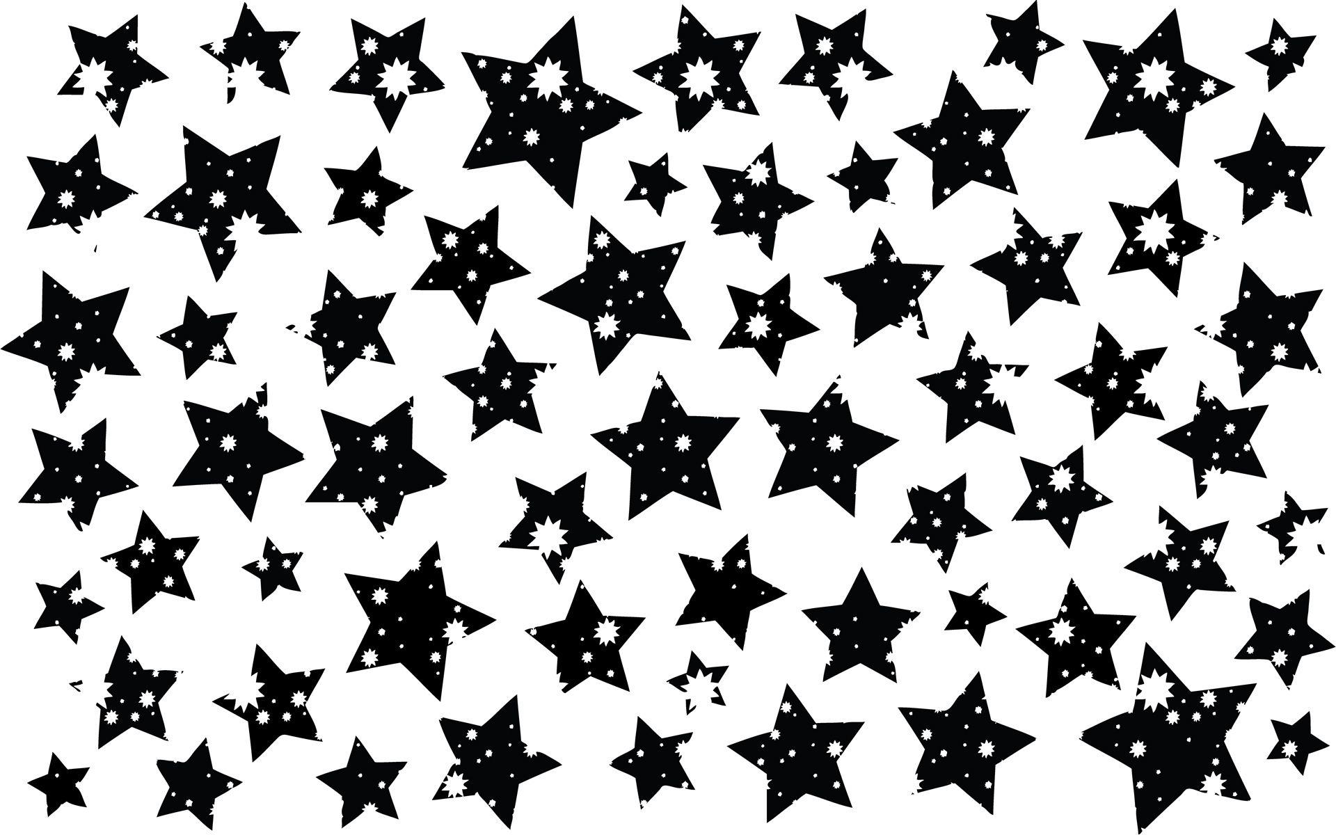 Cute Black and White Star Logo - star background black and white - Rome.fontanacountryinn.com