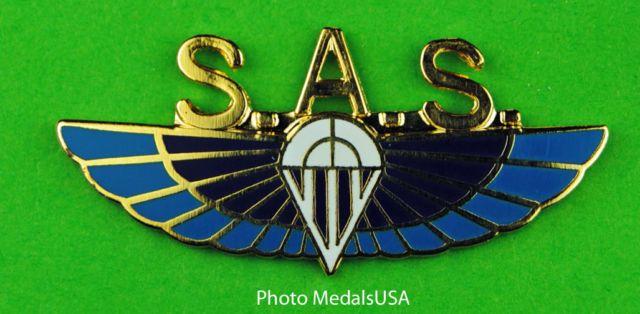 British SAS Logo - Special Air Services Winged Parachute Badge British SAS