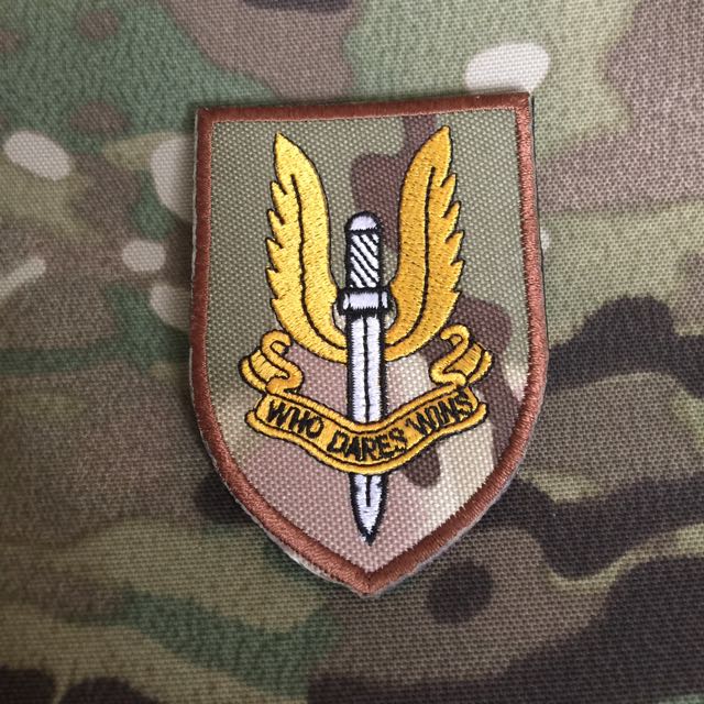 British SAS Logo - BNIP British SAS Tactical Velcro Badge ( Multicam ), Sports, Sports