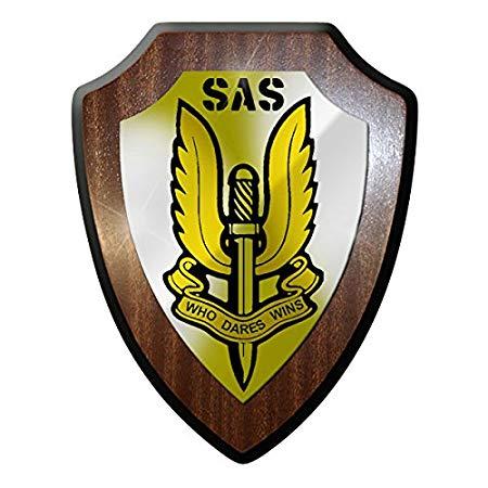 British SAS Logo - Coat Of Arms Wall Shield Special Unit British Army Special Air