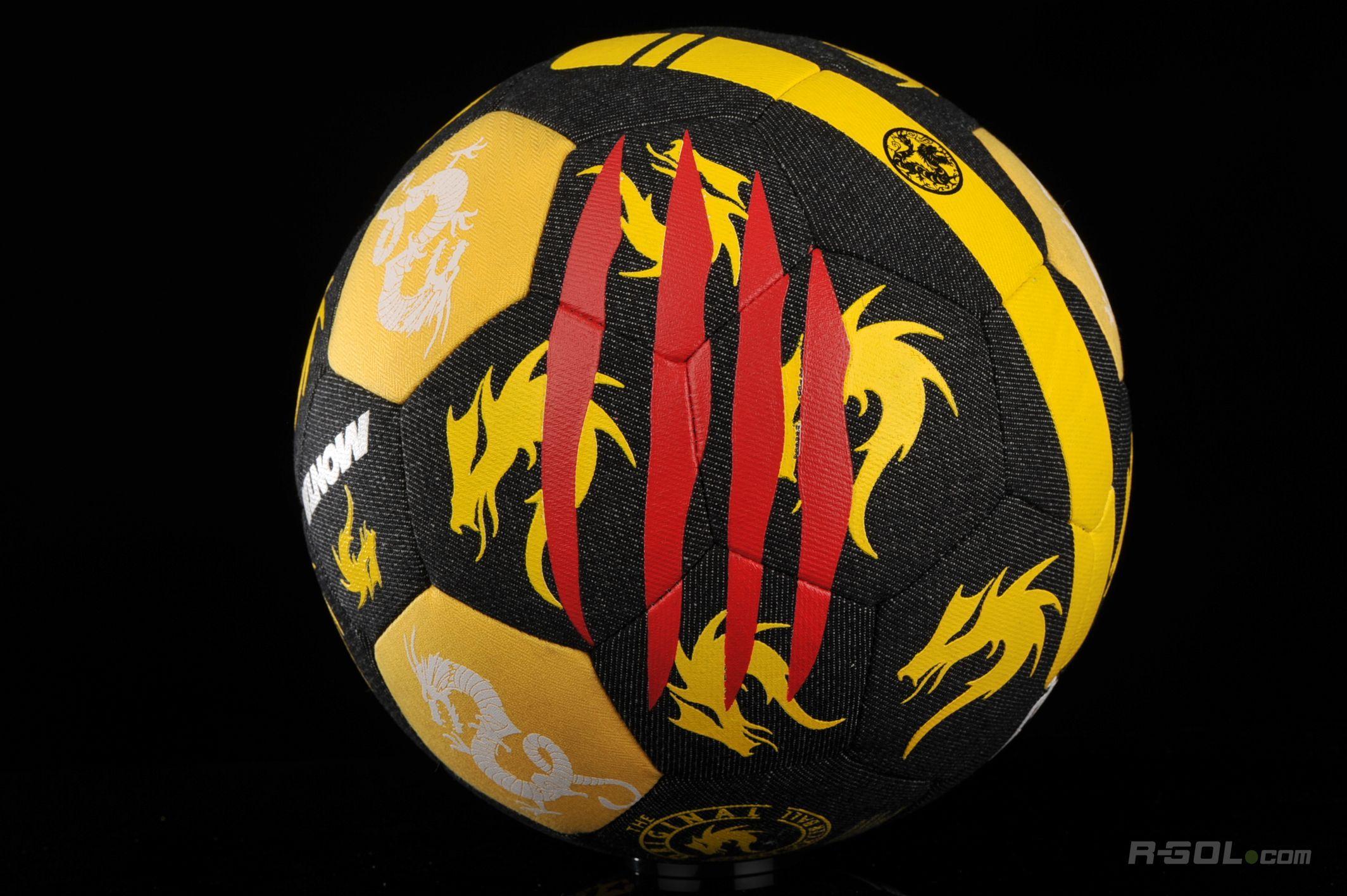 Black Yellow Sphere Logo - Ball Monta One Inch StreetMatch Black/Yellow size 4.5 | Freestyle ...