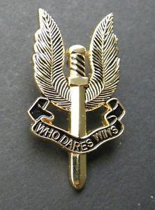 British SAS Logo - S.A.S. WHO DARES WINS SPECIAL AIR SERVICE BRITISH SAS PARA WINGS