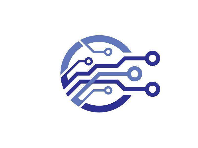 Blue Electronic Logo - Electronic Chip Logo by Sergey Korkin | Dribbble | Dribbble