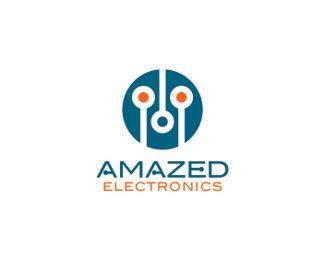 Electronic Store Logo - Amazed Electronics Designed by ArtOne | BrandCrowd