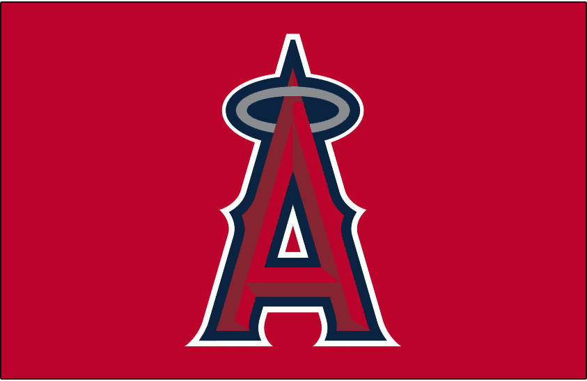 Angel Red Logo - Los Angeles Angels of Anaheim Cap Logo (2005) - A red A with a ...