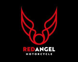 Angel Red Logo - Red Angel Designed by nerodesign | BrandCrowd