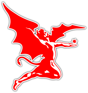 Angel Red Logo - Black Sabbath Fallen Angel Red Rock Music Car Bumper Window Sticker ...