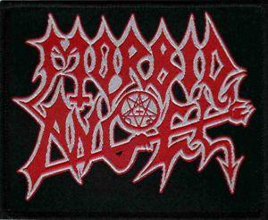 Angel Red Logo - Morbid Angel - Red Logo Patch 10cm x 7.5cm | eBay
