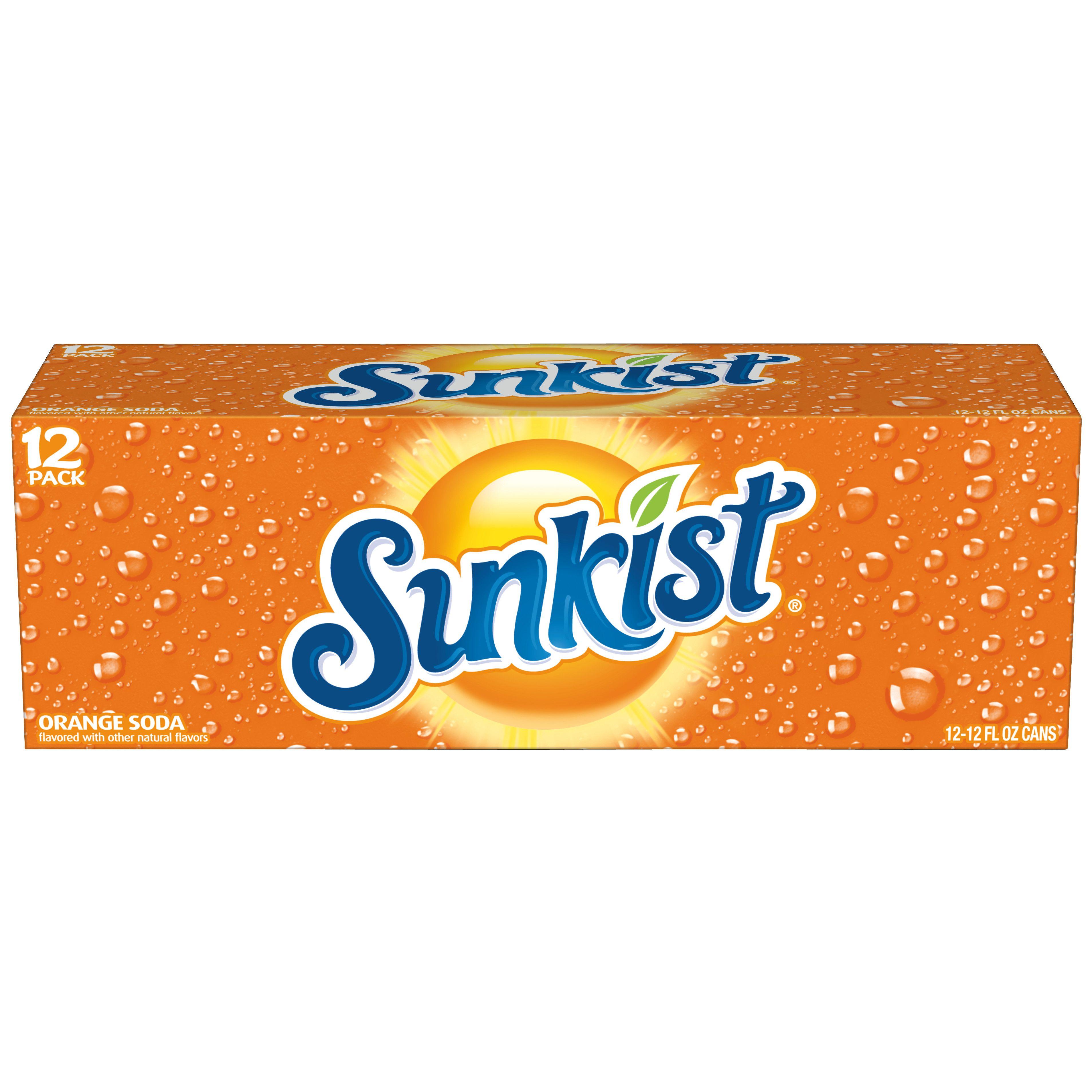 Sunkist Orange Soda Logo - Sunkist Orange Soda, 12 Fl. Oz., 12 Count - Walmart.com