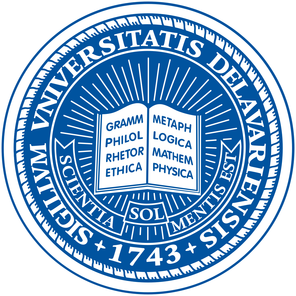 Delaware Fighting Blue Heads Logo - University of Delaware