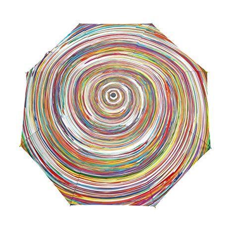 Curved Lines Circle Logo - Amazon.com: LAVOVO Abstract Rainbow Curved Lines Circle Colorful ...