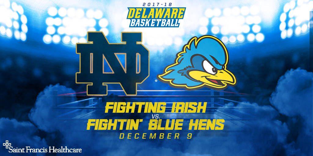 Delaware Fighting Blue Heads Logo - Sold Out: Saturday's Men's Basketball Game vs. Ninth-Ranked Notre ...