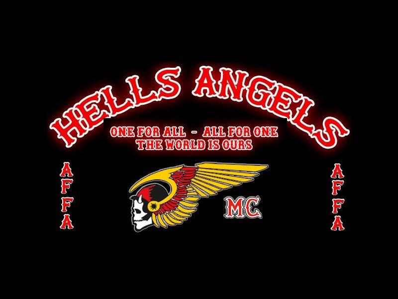 Angel Red Logo - Hell's Angels