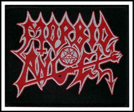 Angel Red Logo - Morbid Angel - Logo Patch REDUCED PRICE!! – Mercian Storm Mailorder