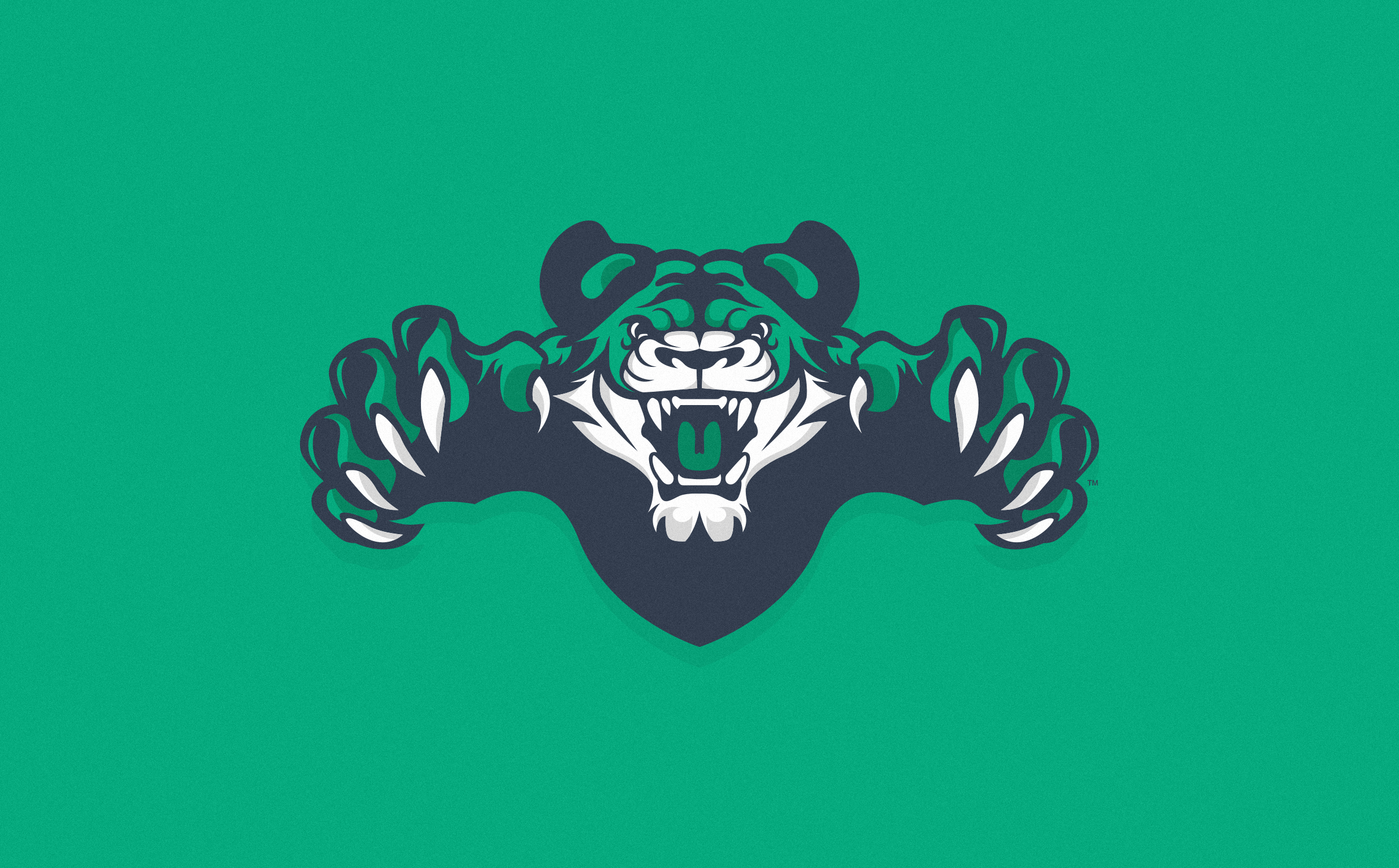 Green Tiger Logo - Travis Howell - Mascot Logo - Green Tiger