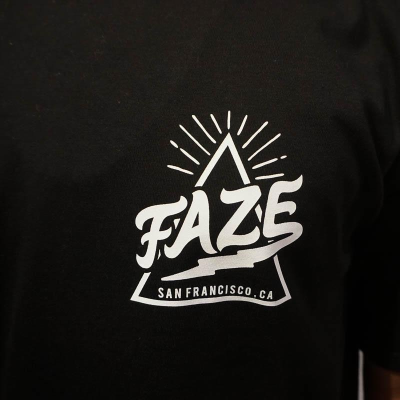 Black and White Clothing and Apparel Logo - FAZE Logo Tee in black and white - FAZE Apparel
