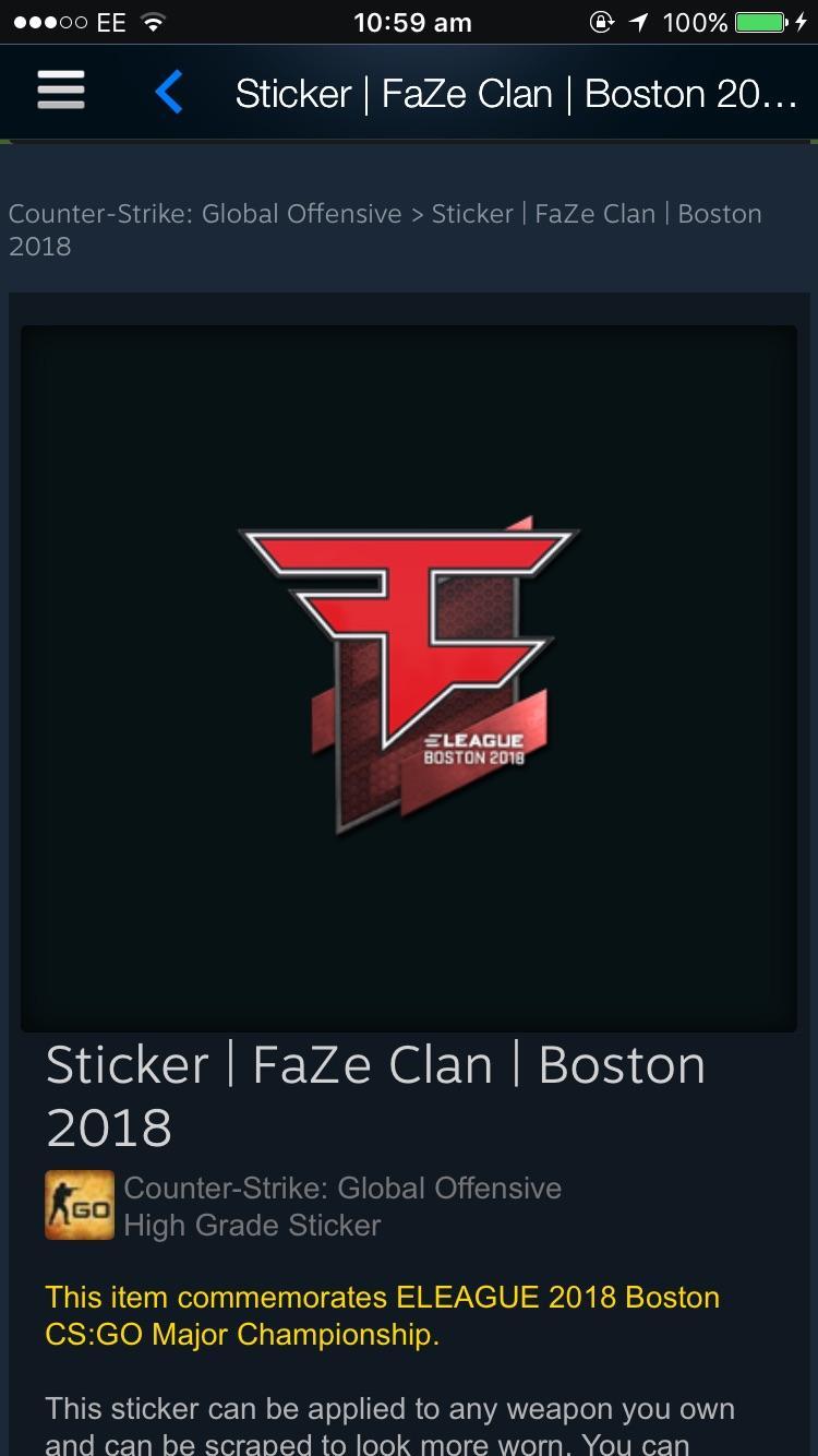 FaZe Logo - Can someone tell me why the faze logo is the old one?? : GlobalOffensive