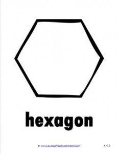 Hexagon Shape Logo - Plane Shape Shape Card