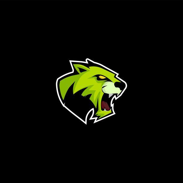 Green Tiger Logo - Tiger logo emblem on green color Vector | Premium Download