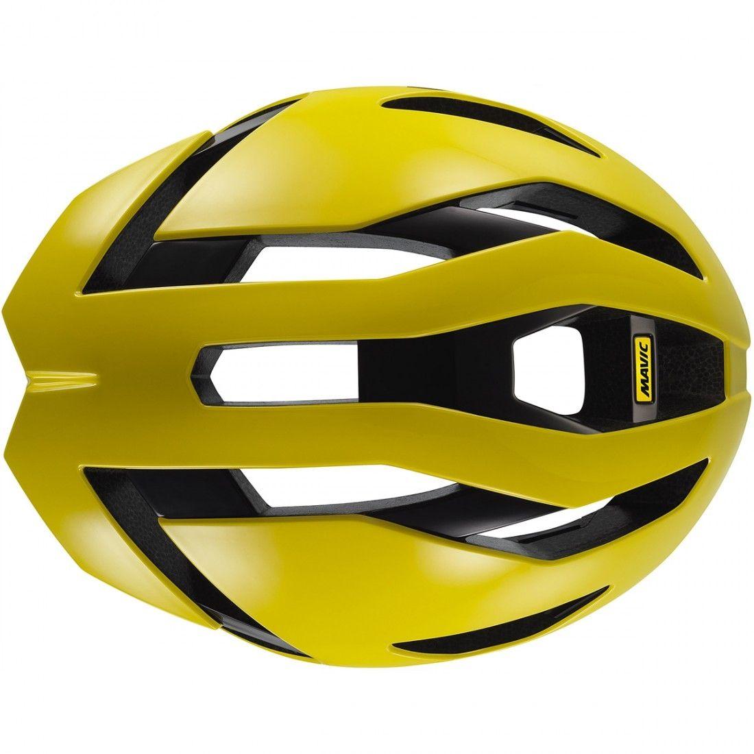 Black Yellow Sphere Logo - MAVIC Comete Ultimate Yellow Mavic / Black Helmet · Motocard
