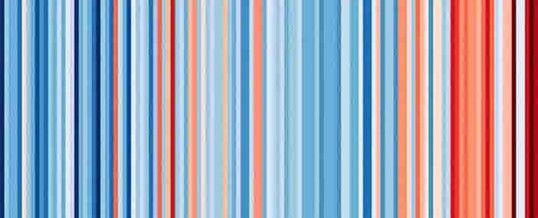 Between Red White and Blue Lines Logo - Climate change in the United States presented in 123 red, white and ...