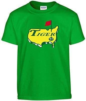 Green Tiger Logo - Amazon.com: Green Tiger The Masters Logo T-Shirt Toddler: Clothing