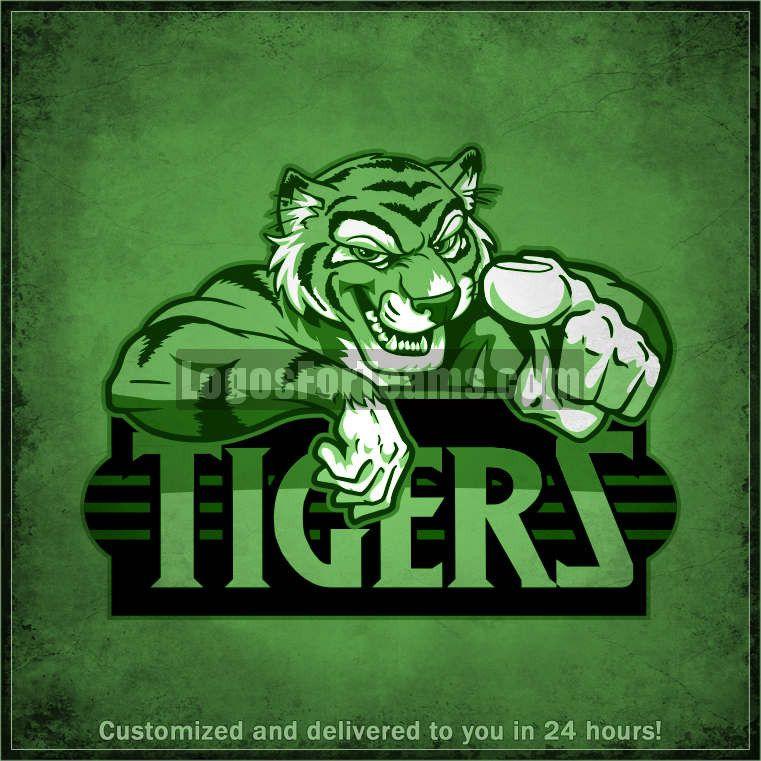 Green Tiger Logo - Tiger Logo K7-TIGER-LOGO-02