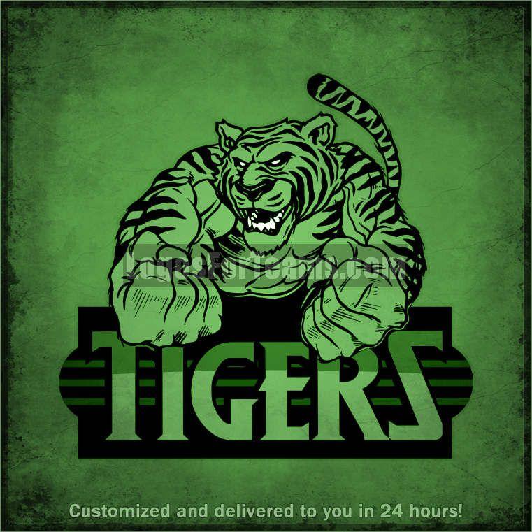 Green Tiger Logo - Tiger Logo K7-TIGER-LOGO-01