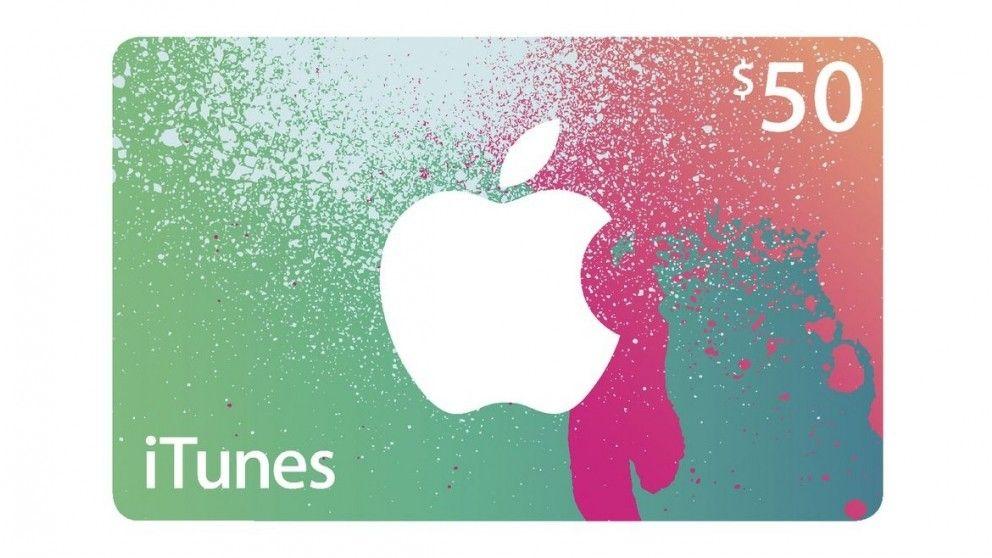 iTunes Green Logo - Buy iTunes Card $50 | Harvey Norman AU