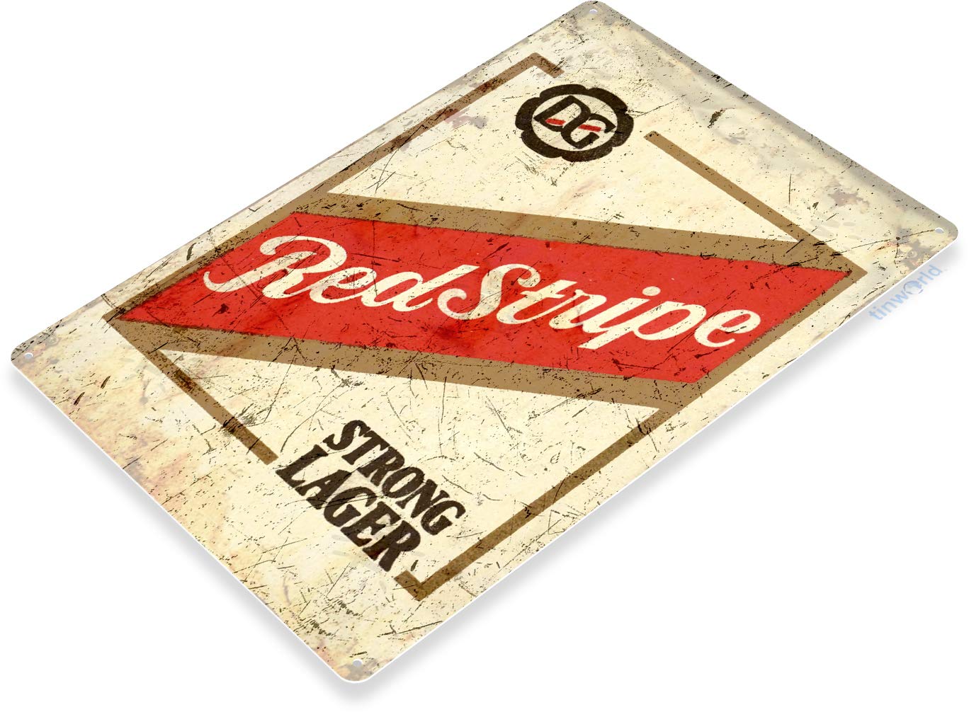 Red Stripe Beer Logo - Tinworld TIN Sign “Red Stripe Beer Old” Lager Metal
