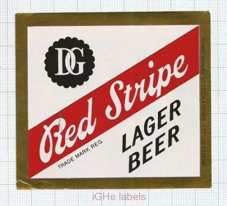 Red Stripe Beer Logo - BEER LABELS | JAMAICA - Desnoes & Geddes LTD Kingston - RED STRIPE ...