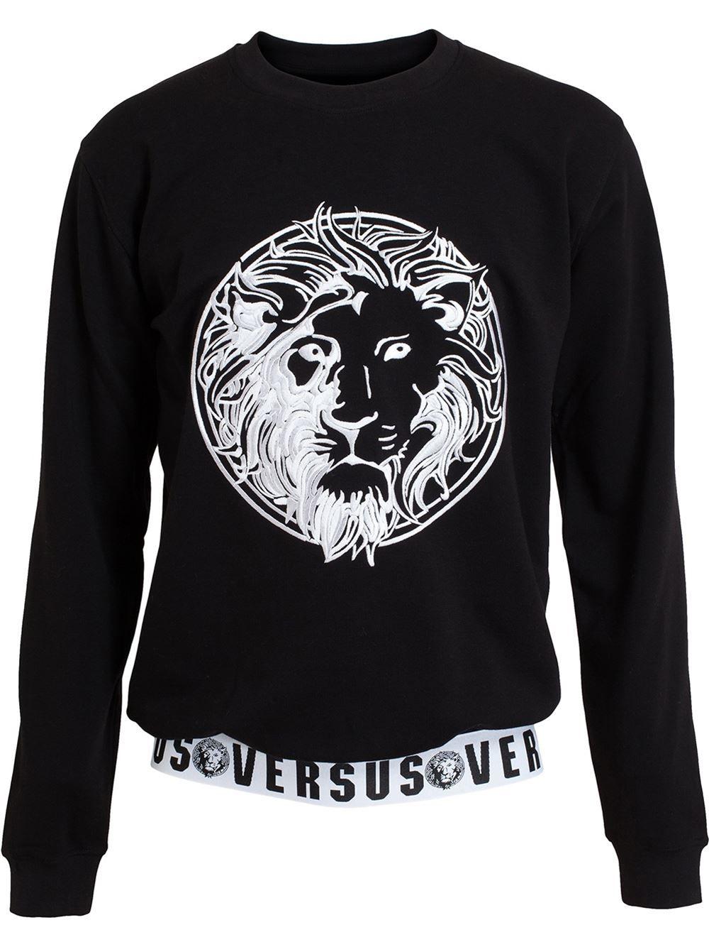 Clothing with Lion Logo - Lyst Lion Logo Sweatshirt in Black