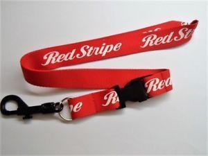 Red Stripe Beer Logo - Beer Lager Red Stripe Lanyard Neck Straps Clip Release id badge ...