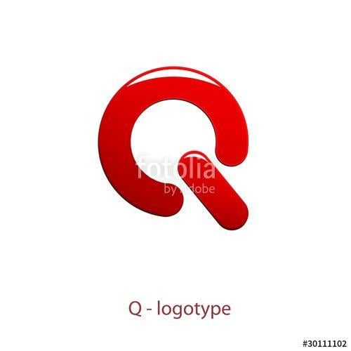 Red Q Logo - Logo Letter Q, Red Power # Vector Stock Image And Royalty Free