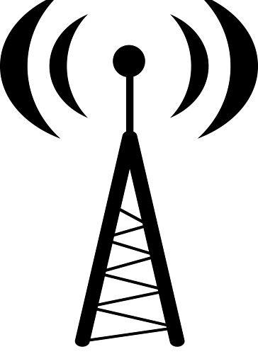 Radio Tower Logo - Radio Tower Clipart