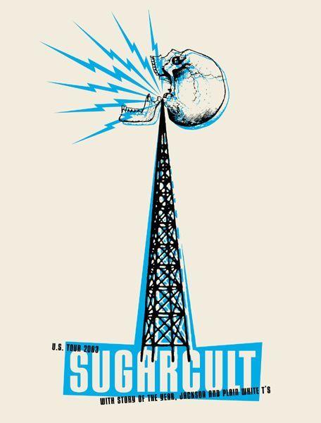 Radio Tower Logo - Sugarcult. Music Posters. Poster, Graphic design