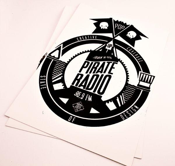 Radio Tower Logo - Mis-Design: Pirate Radio Tower on Behance