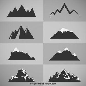 Simple Mountain Range Logo - Mountain Vectors, Photo and PSD files