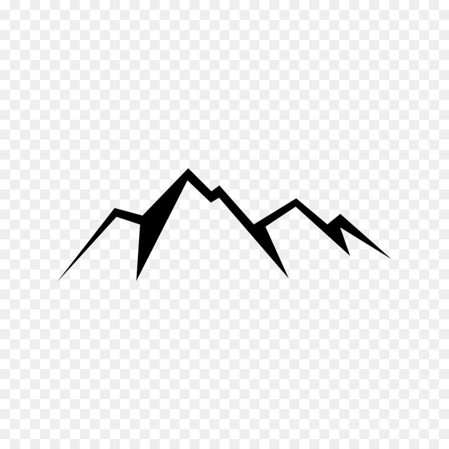 Simple Mountain Range Logo - Mountain Clip art png download
