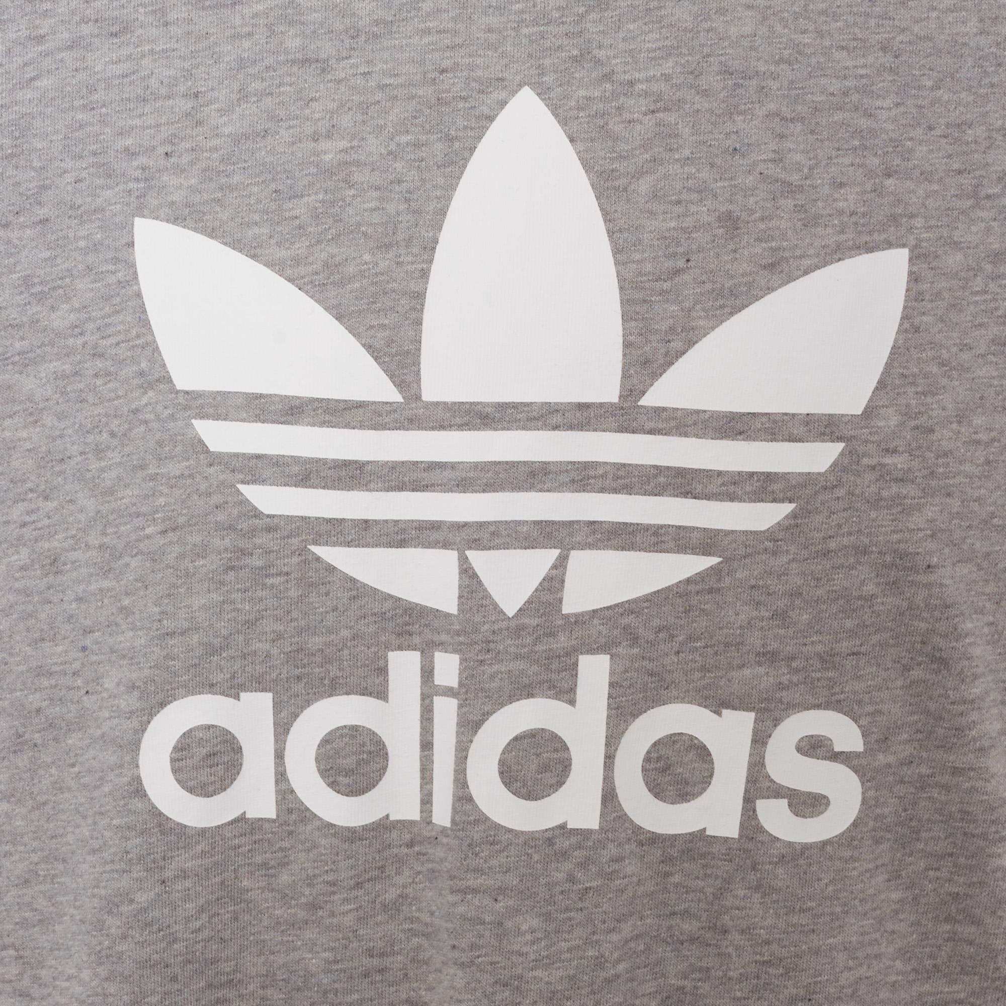 Adidas Grey Logo - adidas Originals Adicolor T-shirt With Trefoil Logo In Grey Cy4574 ...
