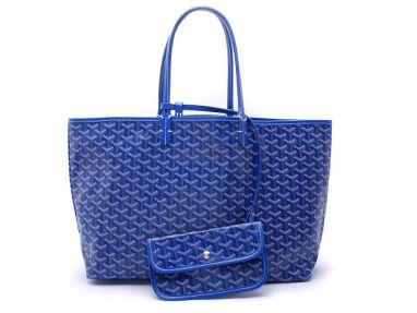 Blue Goyard Logo - How To Spot a Fake Goyard Bag | StyleCaster