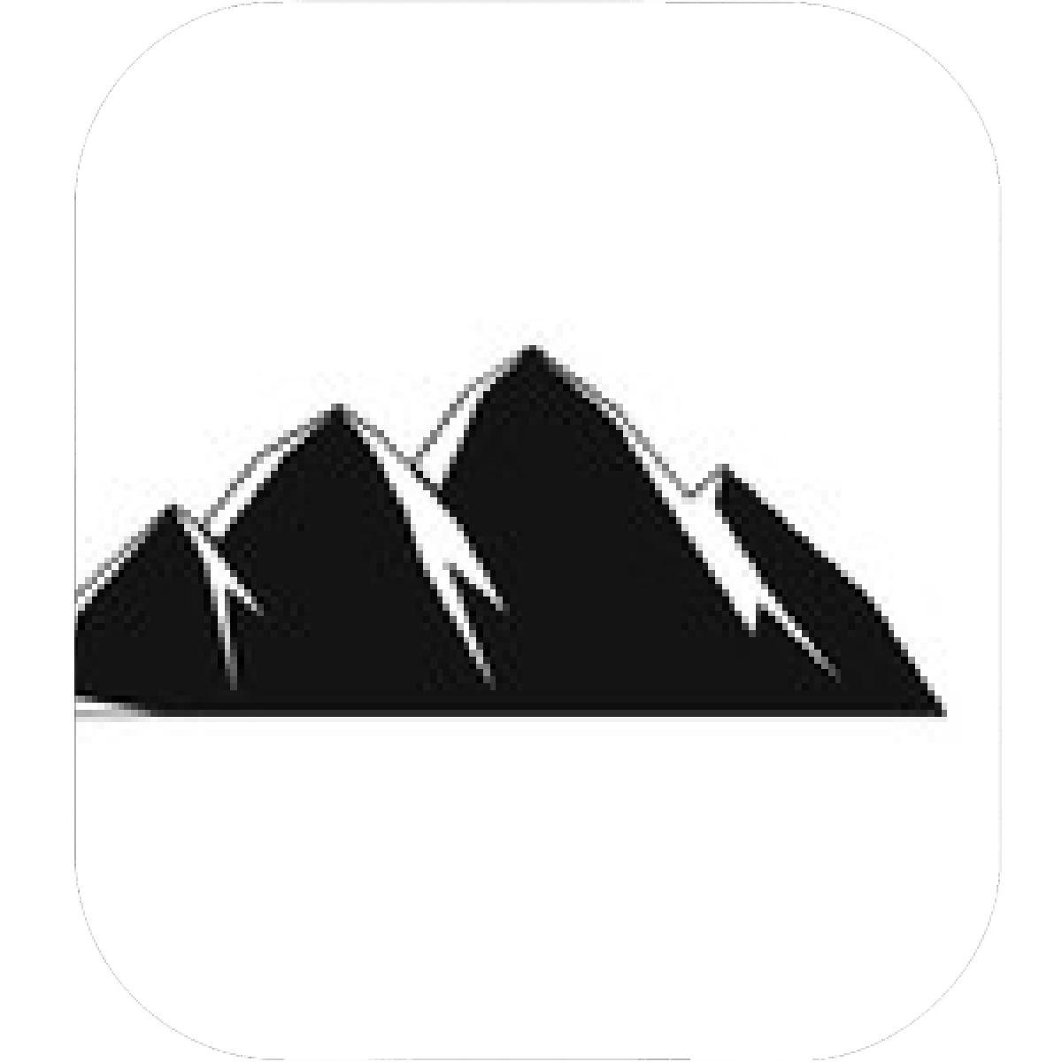 Simple Mountain Range Logo - Designs – Mein Mousepad Design – Mousepad selbst designen