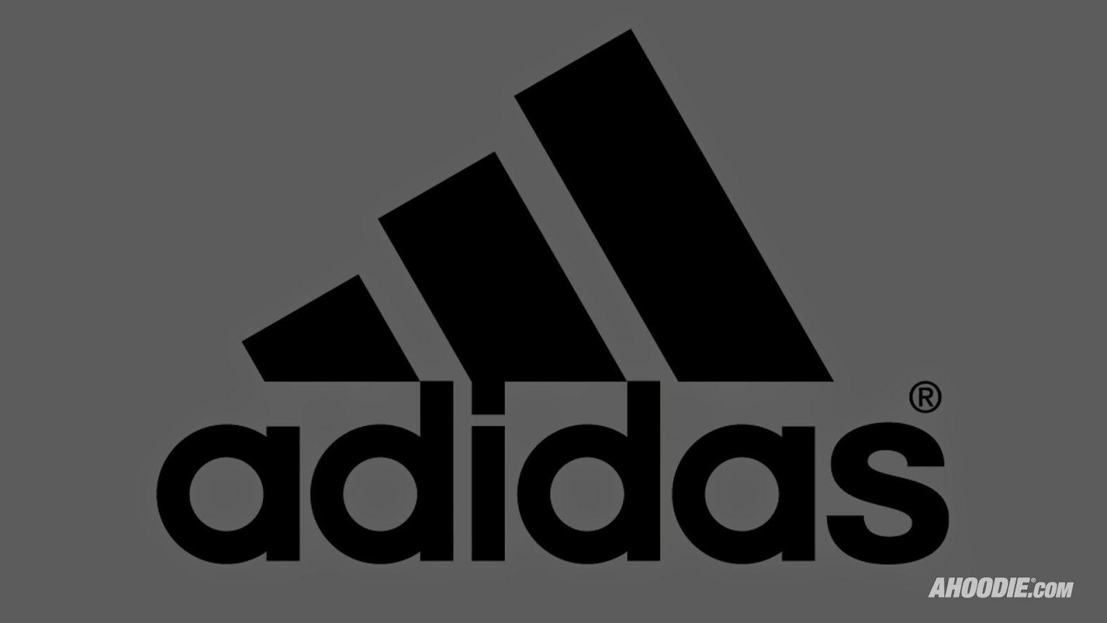 grey adidas logo