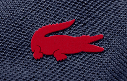 Blue Crocodile Sports Logo - Men's Polo Shirts. Lacoste Polo Shirts for Men